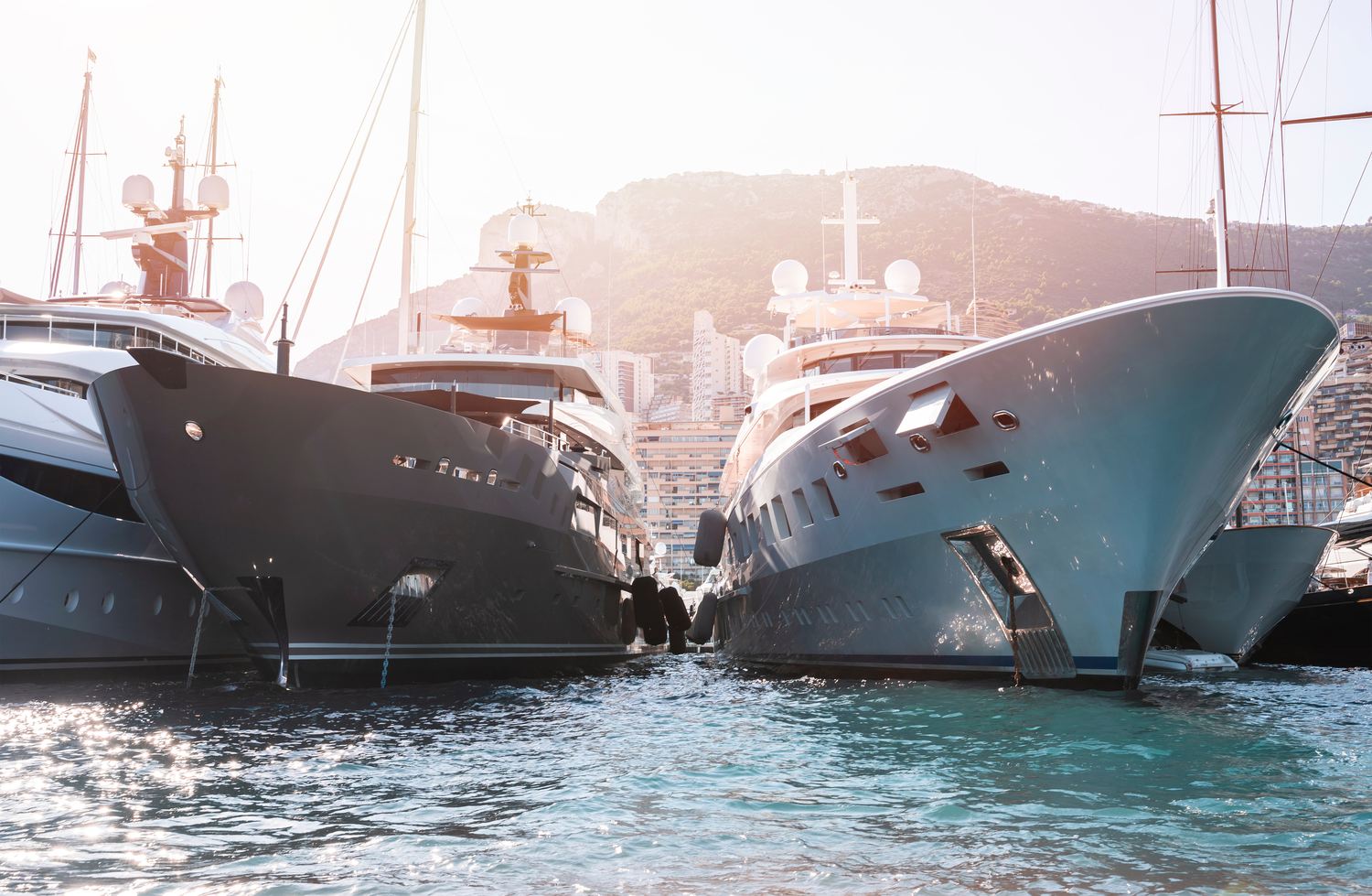 Vessels at berth